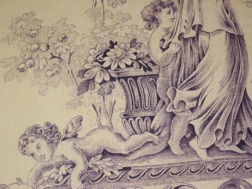 Antique Cherubs and Pastoral Toile