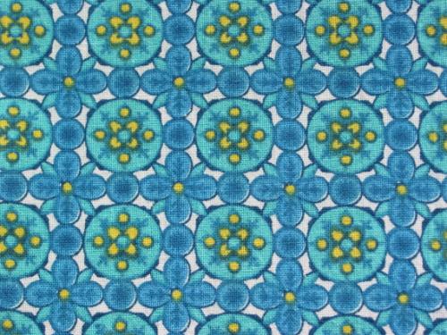 Teal and Yellow Circle Geometric