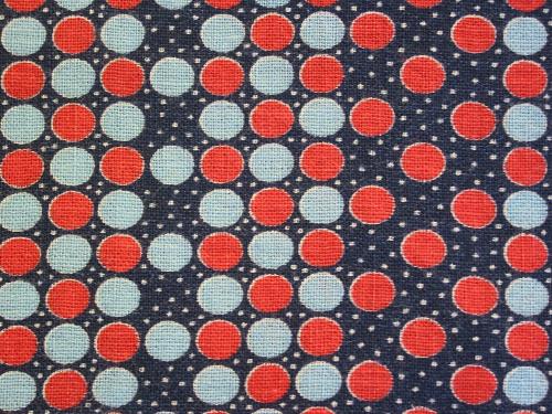 Navy Blue Geometric Dot Feedsack