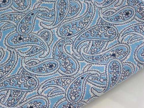 Blue Paisley Feedsack