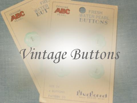 Vintage Buttons